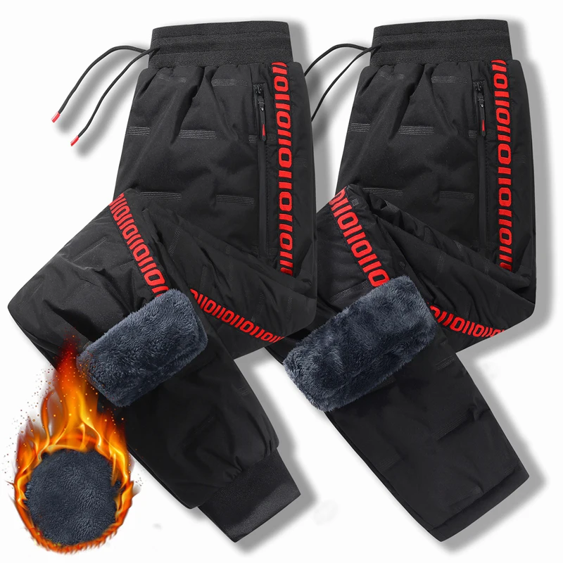Streetwear Brand Joggers - Pantaloni invernali in lana d'agnello Pantaloni
