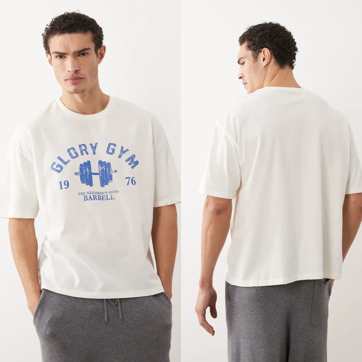 Streetwear Gym Brand - T-shirt alla Moda di Marca Gym