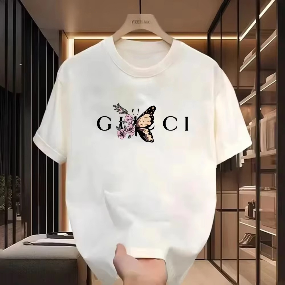 Streetwear Brand With Flowers - T-shirt Estiva con Stampa Floreale Cartoon