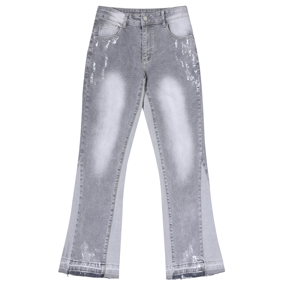 Gallery Dept Flare - Jeans denim svasati dipinti da uomo
