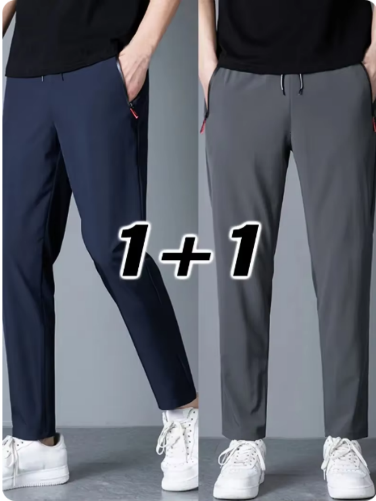 Streetwear Brand Joggers - 2 Pezzi Pantaloni Casual da Uomo