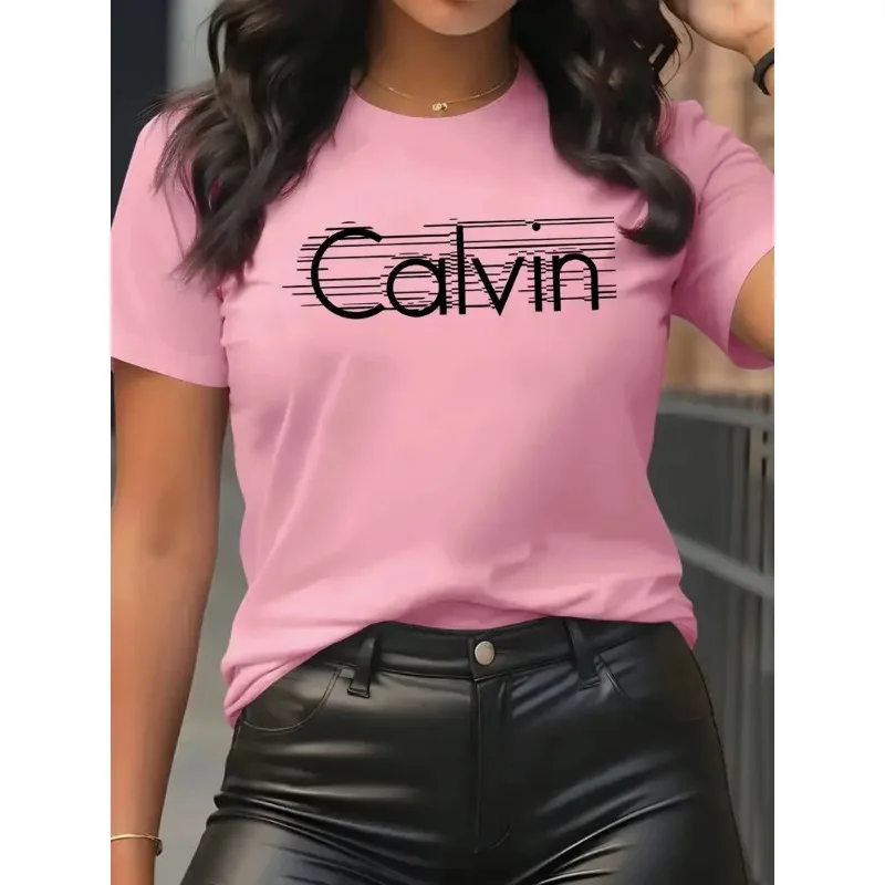 Quality Streetwear Brand - Calvin T-shirt da donna per il