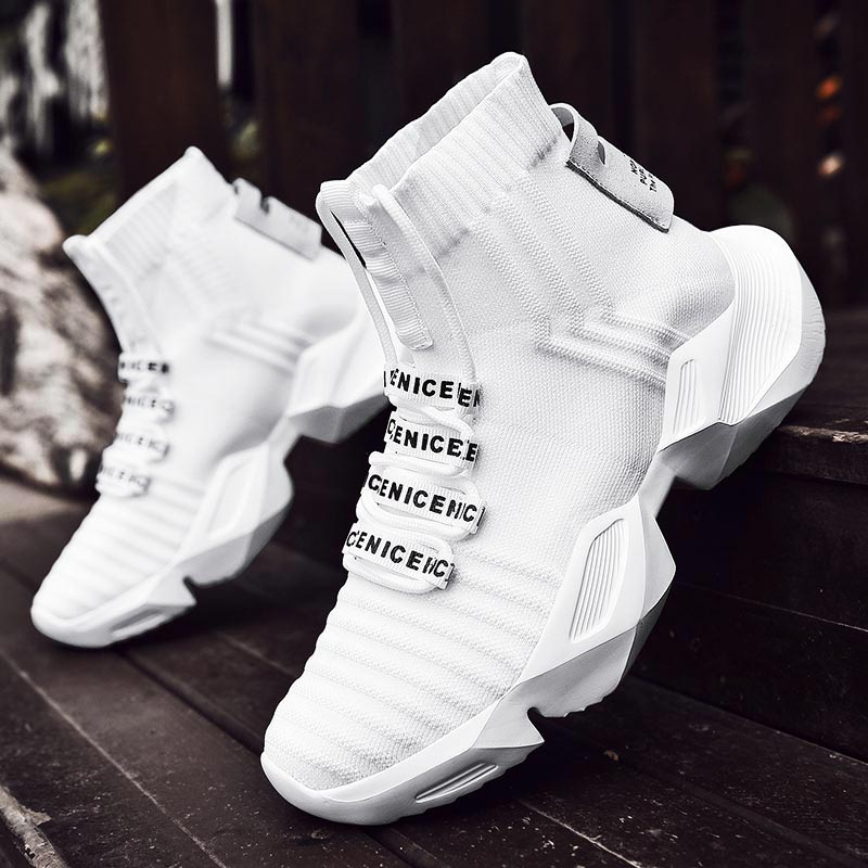 Off White Streetwear Brand - Plus Size High Top Massive Sport