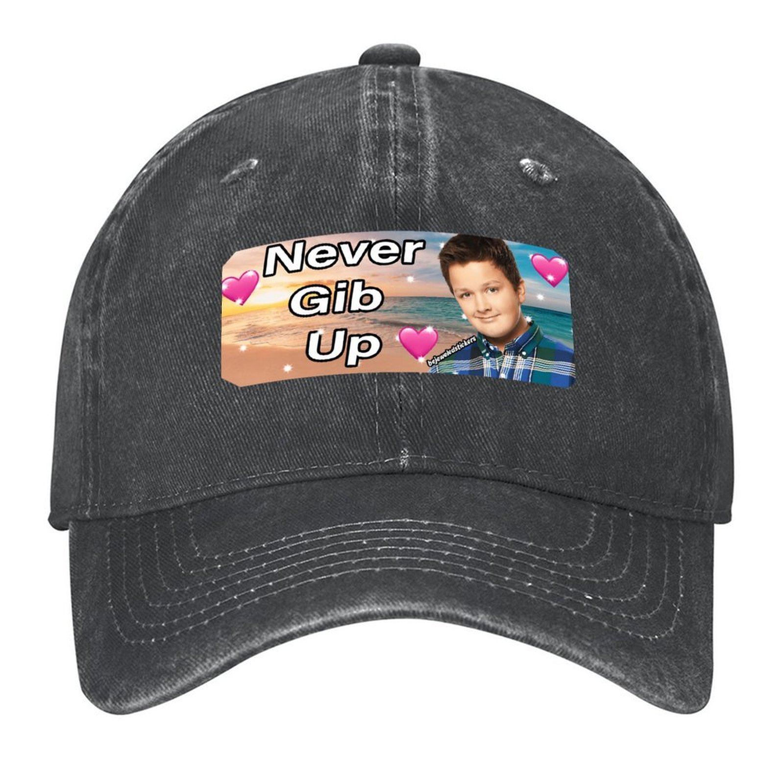 Streetwear Brand Hats - Never gib up adesivo paraurti berretto