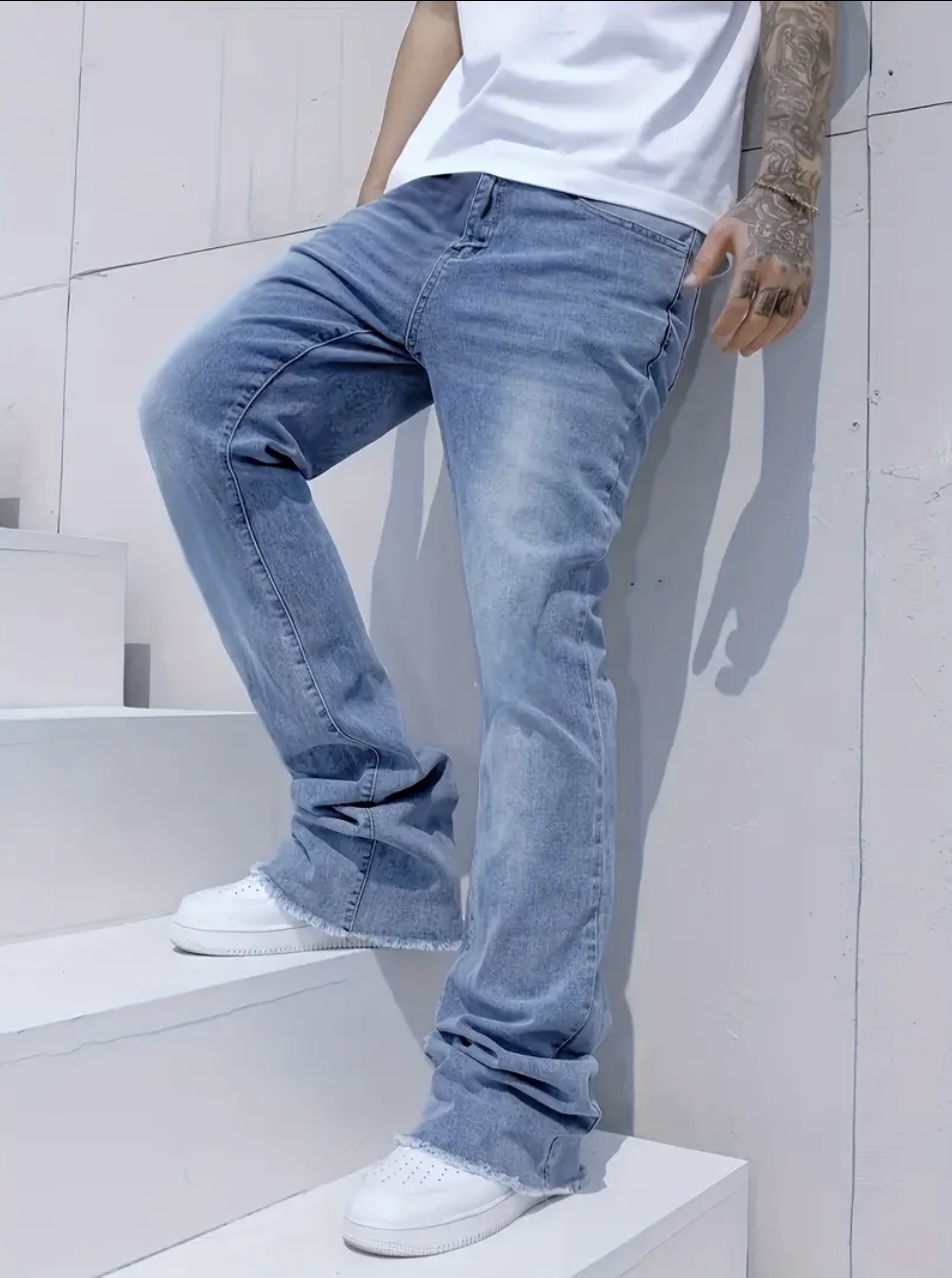 Jeans Slim a Zampa d'Elefante  - Gallery Dept Flare recensione e prezzo