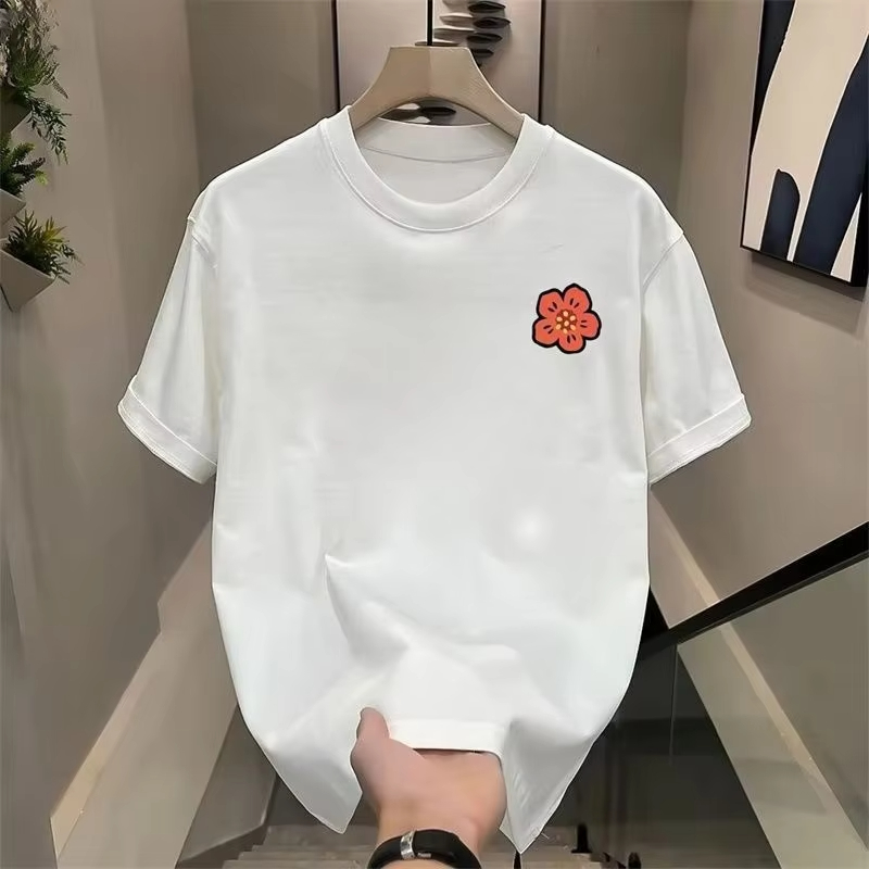 T-shirt in cotone con stampa f - Streetwear Brand With Flowers recensione e prezzo