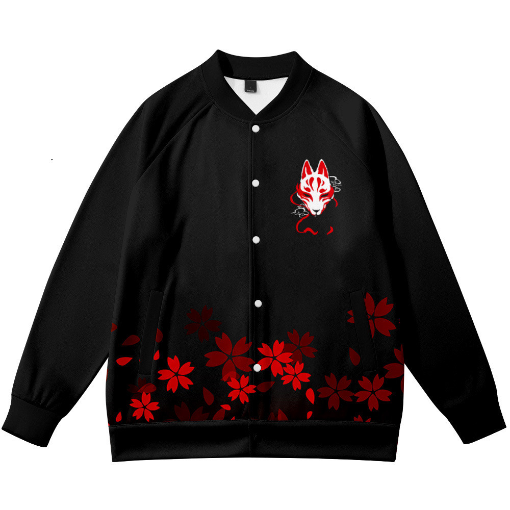 Cappotti Anime Flower Fox 3D s - Streetwear Brand With Flowers recensione e prezzo