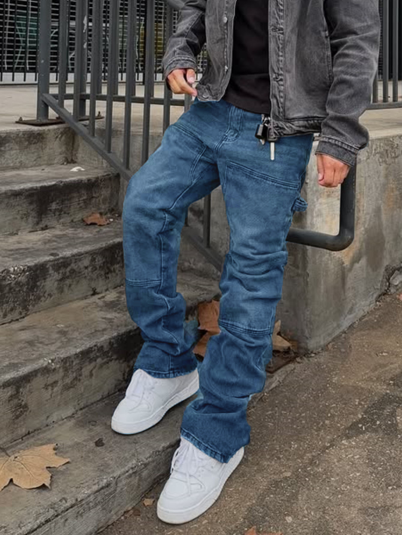 Jeans Cargo da Uomo Stile Euro - Gallery Dept Flare recensione e prezzo