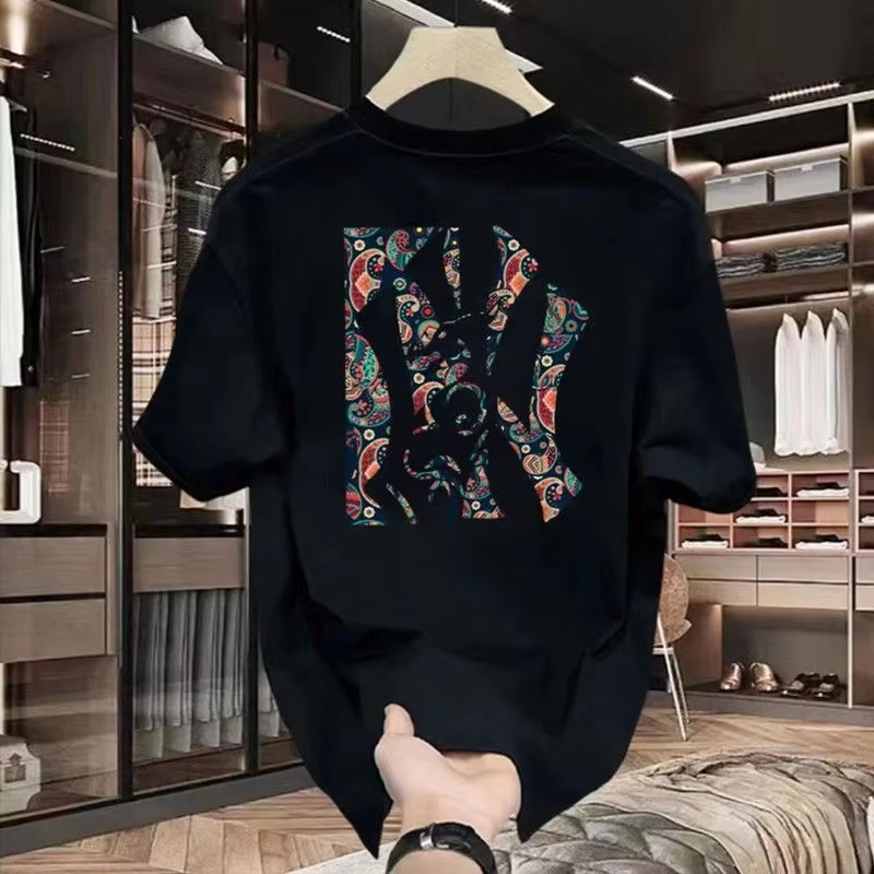 T-shirt in cotone con stampa f - Streetwear Brand With Flowers recensione e prezzo