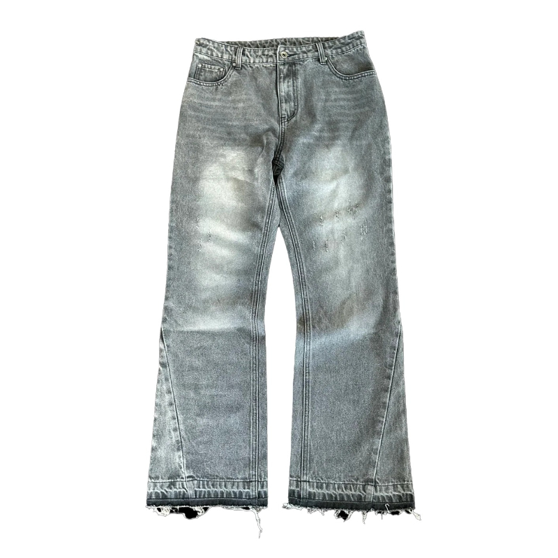 Jeans retrò con ricamo modello - Gallery Dept Flare recensione e prezzo