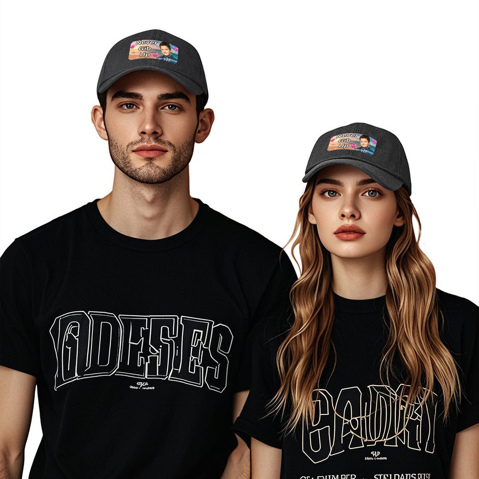 Never gib up adesivo paraurti  - Streetwear Brand Hats recensione e prezzo