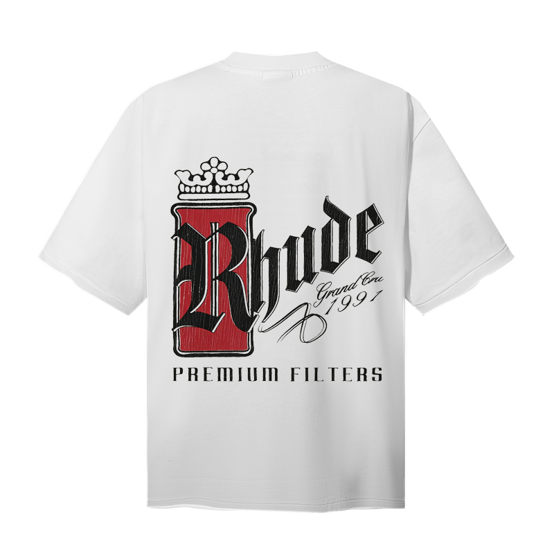 Maglietta Rhude con stampa di  - Quality Streetwear Brand recensione e prezzo